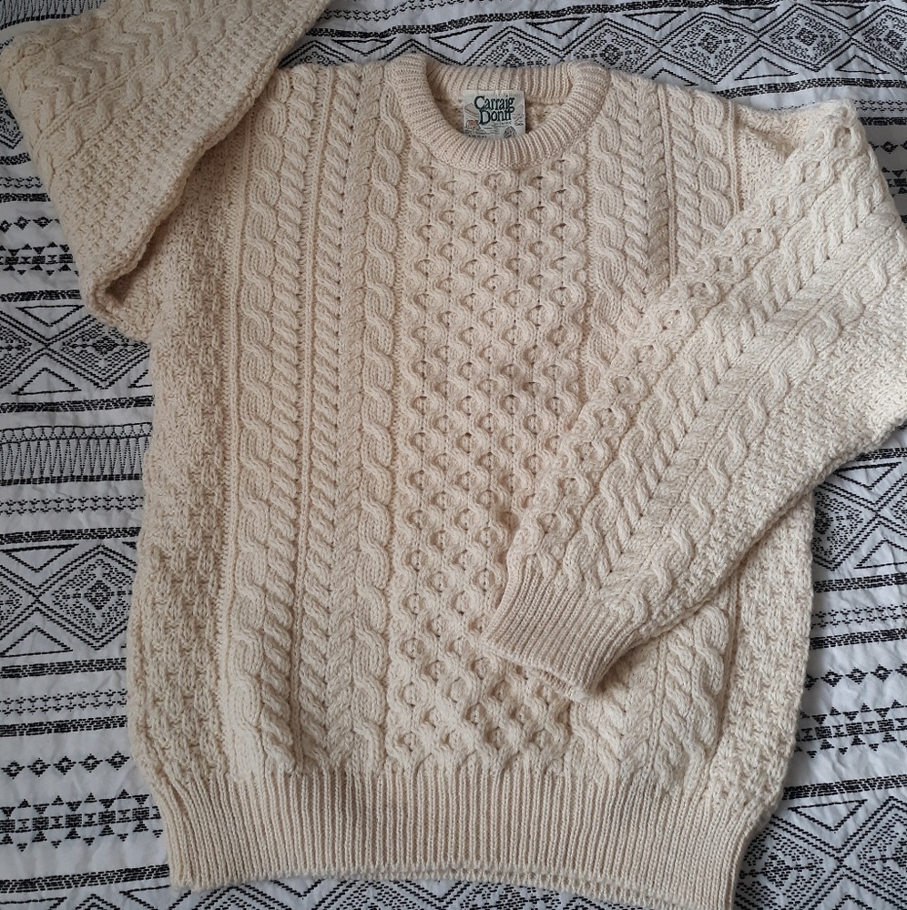 Irish wool sweater
